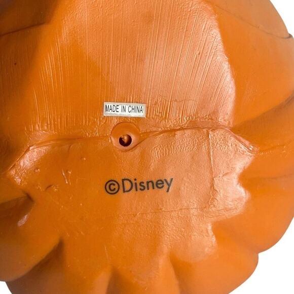 Disney Mickey Mouse Halloween Light Up Plastic Mold Jack-O-Lantern - Picture 2 of 3